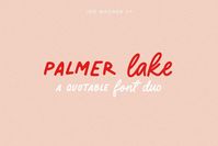 Palmer Lake | A Quotable Font Duo