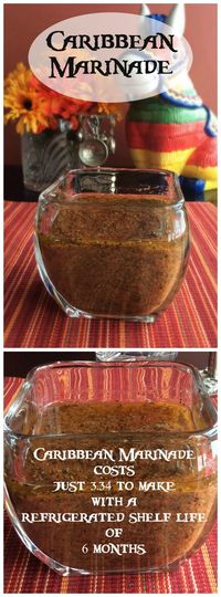 Caribbean Marinade - spice up chicken, seafood or pork with this fabulous marinade!