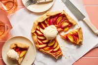 Gingered Peach Galette