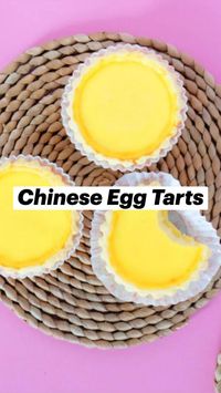 45min · 12 servings

 

Full Ingredients :

https://www.nyonyacooking.com/recipes/chinese-egg-tarts~KEf0vjYo-U

- 1 tbsp oil

- 150 g all-purpose flour

- 40 g sugar (powdered)

- 40 g corn starch

- 18 g custard powder

- 1⁄2 tsp salt

- 100 g unsalted butter

- 3 eggs

- 50 g sugar

- 1 tsp vanilla extract

- 130 g milk

- 80 g water

