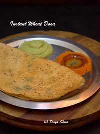 Instant Wheat Dosa / Godhumai Dosa