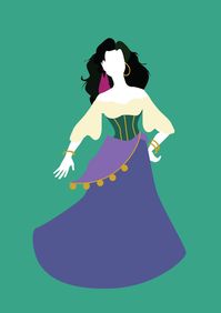 Esmeralda from The Hunchback of Notre-Dame by alicewieckowska