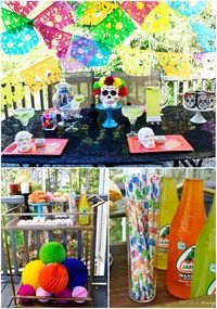 Enjoy a Día De Los Muertos Crafternoon Party with these spooktacular ideas from our friends @NotJustAMommy!