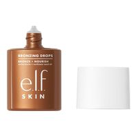 Meet e.l.f. SKIN’s hottest drops. This bronze-in-a-bottle tinted serum gives you a warm, back-from-vacay glow while moisturizing and nourishing skin with sunflower seed oil and antioxidants like Vitamin E, plus marula oil and raspberry seed oil. The pigmented liquid formula allows you to customize your glow when you mix it with your favorite moisturizer or oil (the more Bronzing Drops = more bronze!). Key Ingredients: Vitamin E: Moisturizes & nourishes Sunflower Seed Oil: Helps smooth & soften All e.l.f. products are free from phthalates, parabens, nonylphenol ethoxylates, triclosan, triclocarban, and hydroquinone. All e.l.f. SKIN is also free from sulfates. e.l.f. is proud to partner with Fair Trade USA™ and manufacture products in Fair Trade Certified™ facilities. Look for the Fair Trade