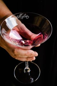 There's beauty in simplicity! And so it is with this graceful martini glass, beautifully hand engraved in calligraphy. As the engraving is on the outside, you can view the beautiful engraving while sipping on your Cosmo or Dirty Martini. It feels good to hold, and has a foot for stability. The glass is made of crystalline. Crystalline is a lead-free alternative that offers strength, brilliance, and a sweet, resonating tone whenever clinked. The engraving can be filled with gold or silver for ext