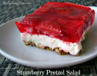 Strawberry Pretzel Salad Recipe http://www.stockpilingmoms.com/2013/04/strawberry-pretzel-salad/