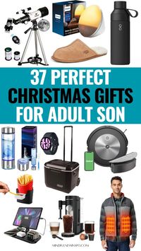 Not sure what would be a good Christmas gift for your son or son in law? Discover fun, cool, and coveted gifts for adult son or son in law to surprise him this Christmas in our holiday gift guide for adult son!