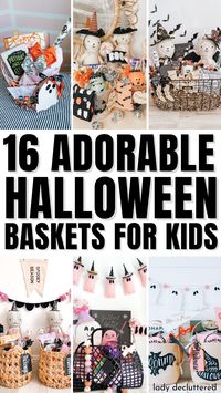 Halloween is quickly approaching and what better way to get your little ones excited for the spooky holiday than with a cute and festive basket filled with treats? - Lady Decluttered | Halloween Gift Basket Ideas for Kids