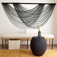 PRICES MAY VARY. Design: Macrame wall hangings are designed with modern geometric figures, combined with the perfect combination of yarn arc patterns. They are one-of-a-kind pieces in modern, muted tones that add tons of dimension to your walls which can easily transform any room into a modern, yet ethereal sanctuary. Function:If you have a blank wall that just needs a little something, add this modern macrame wall piece for a chic, stylish design statement.Dip-dye macrame wall hanging With over