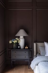 We Painted our Bedroom Dark Brown and couldn't love it more. - Chris Loves Julia