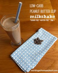 Low Carb Peanut Butter Cup Shake