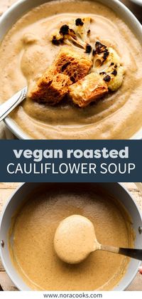 Roasted Cauliflower Soup