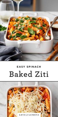 Easy Baked Ziti Recipe - Love and Lemons