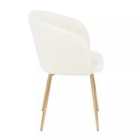 Lindsey Contemporary Chair Gold - Lumisource : Target