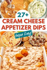 Find the best cream cheese appetizer dips for game days, holiday parties, and family gatherings to satisfy all your cravings!