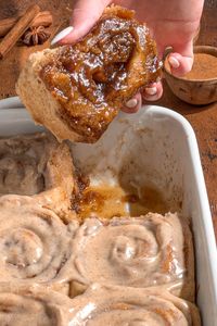 Chai Cinnamon Rolls - In Bloom Bakery