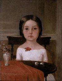 Ford Madox Brown, Portrait de Millie Smith, 1846, huile sur papier, 22,8 x 17,5 cm, Liverpool, Walker Art Gallery