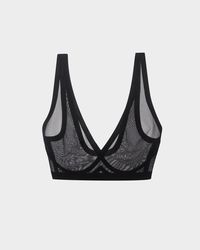 Black Mesh Bralette