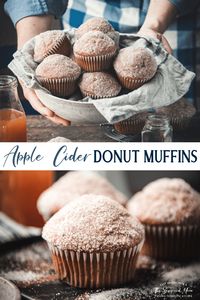 Apple Cider Donut Muffins