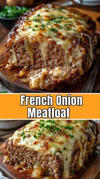 French Onion Meatloaf: A Delicious Twist on a Classic! - Delicious Recipes - Easy Cooking Ideas and Tasty Dishes