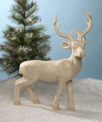 Large Paper Mache Reindeer