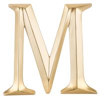 Get Gold Letter Wall Decor - M online or find other M products from HobbyLobby.com