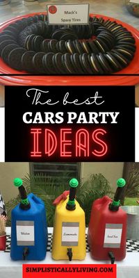 The Best Cars Party Ideas! Perfect for the kid who loves cars!