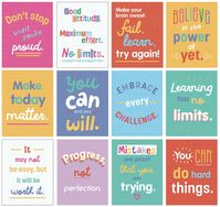 Growth Mindset Wall Décor: Instill a positive attitude in kids with the Carson Dellosa Growth Mindset Posters―great for families, parents and counselors.

Poster Dimensions: Each motivational poster in the classroom posters set measures 11 inches x 8 ½ inches―great for bulletin board decorations, wall decoration, calm down corner supplies, etc.

What’s Included: The inspirational posters set includes 12 classroom essentials growth mindset posters with inspirational quotes. Found on Amazon!
