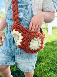 The Rebel Toddler Sling Crochet Pattern Crossbody Bag - Etsy