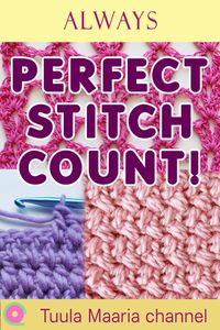 Learn the best way to calculate the number of stitches you need. A step by step video tutorial.