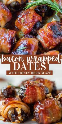 Making these classic bacon wrapped dates recipe is your next best decision! They're much like the traditional appetizer, but there's a crunch inside and a sweet honey glaze on top.