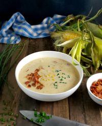 Potato Corn Chowder Instant Pot or Not - Frugal Hausfrau