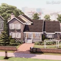 Nina Schmidt on Instagram: "BASE GAME FAMILY HOUSE 🏡 Speed Build & Download on YouTube | Link in Bio  📐 30x20 💰 99.288 🛏️ 3 Bedrooms 🛁 2 Bathrooms 📪 Beech Byway | Newcrest  Gallery ID: ninahschmidt or #NinaSchmidt  @thesims #thesims4 #thesims4build #sims #thesims #showusyourbuilds #simscommunity #simstagram"