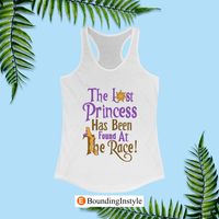 Tangled Running Tank Tops, The Lost Princess Has Been Found at The Race, Rapunzel Costume Shirt, runDisney Outfit, Disney World Marathon by BoundingInstyle on Etsy