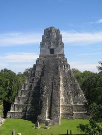 Grand Jaguar Pyramid at Tikal mayan ruins, Guatemala - by rodolfo obando One of my stops after I'm done with PA school..::I've learned so much about the Mayans and want to finally go there!!