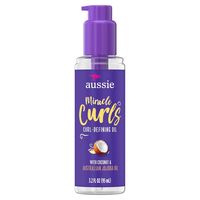 FREE THE CURLS. Frizzy and dry curls crying out for a miracle? We've got you covered. Miracle Curls Curl-Defining oil treatment, infused with coconut and jojoba oil, instantly absorbs into hair and seals cuticles to lock in hydration, reduce frizz and add shine. This paraben-free, rich formula will give your curls the softness they crave!