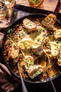 French Onion Smothered Chicken.