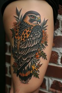 Hawk Tattoo Design Ideas