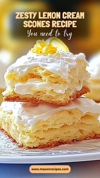 Treat yourself to Fluffy Zesty Lemon Cream Scones that combine the perfect amount of sweetness and zest. This easy recipe utilizes fresh lemons to create a light and airy texture, making them ideal for breakfast or as a delightful afternoon snack. The rich flavor of heavy cream ensures every bite is tender and satisfying. Pair them with whipped cream and seasonal fruit preserves for a decadent touch. These scones are not only delicious but also a beautiful addition to your table, making them perfect for entertaining or special occasions.