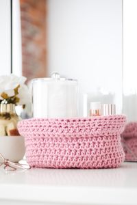 Learn how to crochet this quick and easy basket for perfect table top storage in any room around your home. Follow my FREE video tutorial today!