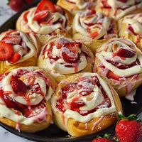 Easy Strawberry Cheesecake Sweet Rolls top recipes in 2024