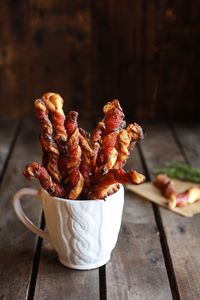 Cheesy Bacon Wrapped Puff Pastry Twists