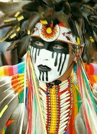 Native American warrior.