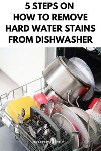 Learn how to remove hard water stains from dishwasher with this easy and effective method! Say goodbye to stubborn mineral deposits and keep your dishwasher looking brand new. Follow these tips for a cleaner and more efficient dishwasher today!