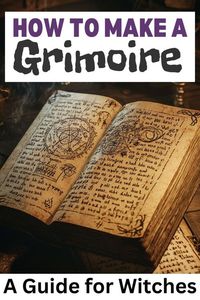 To start making a grimoire, think of it as both a book and an ideas journal. Choose a book cover that reflects your style, whether you prefer a de sorcière theme or another design. Fill the pages with your magical ideas, including spells, rituals, and personal reflections. Use creative art to enhance the aesthetic, cover and pages. Your grimoire should be a unique expression of your identity as a witch.