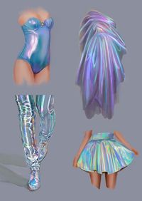 Some fabric studies from today - Imgur