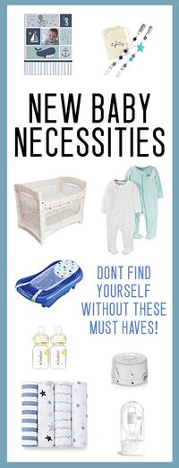 GREAT baby shower gift ideas / new baby necessities list!