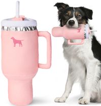 PRICES MAY VARY. IS YOUR DOG READY FOR THE COOLEST TOY AROUND? Meet the Pup Cup, a tumbler dog toy based on the same size as a human 30 oz. cup! Whether your pup loves martinis, coffee, or a cheeky tequila vibe, this cup toy is a funny dog toy that’s perfect for playtime. FROM DACHSHUNDS TO BIG DOGS, WE’VE GOT YOU COVERED! Ideal for dogs of all sizes—small, medium, or large—this girl dog toy is a hit with Frenchies, golden doodles, and even big breeds looking for the coolest dog gifts. PLUSH, PA