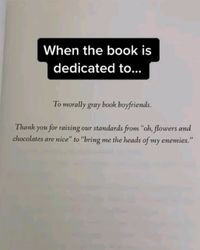 Book dedication, book quotes