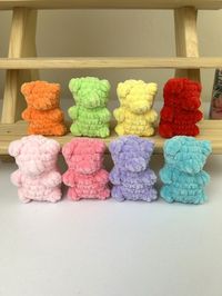 Crochet Gummy Bears | crochet candy | super soft Crochet toys free patterns #crochettoysfreepatterns #crochet #crochettoy #crochettoys 2.44